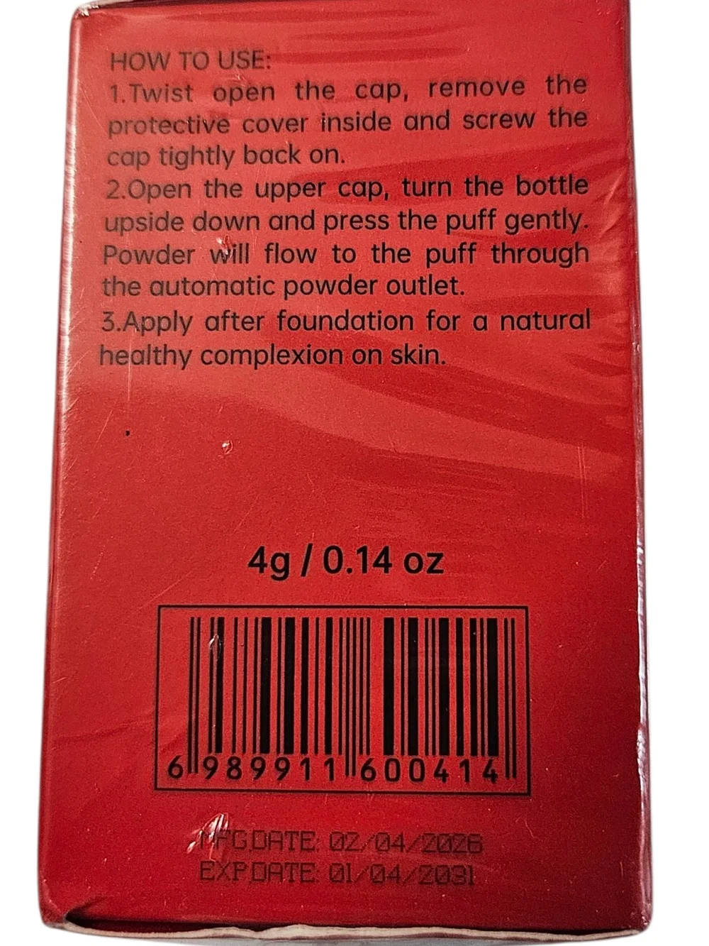 Double-Blessing Blush Powder — Vibrant Red